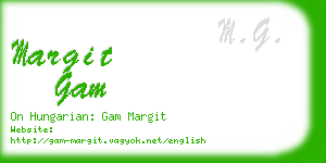 margit gam business card